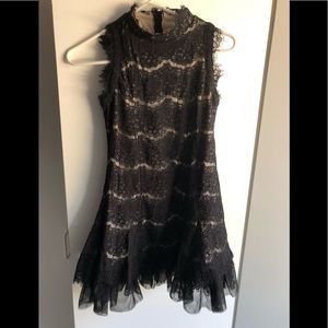 Rare Edition black lace dress
